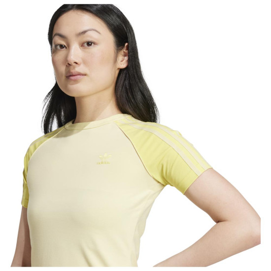 Adidas Γυναικεία κοντομάνικη μπλούζα 3-S Slim Tee